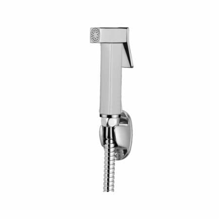 Bidet Spray (Health Faucet) With 1 Mtr. Tube & Hook (Full Brass Square
